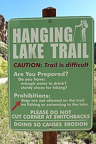 Hanging Lake Trail — Bild 1