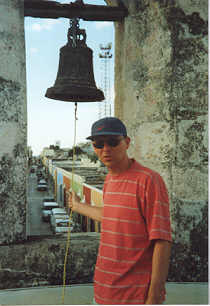 Auf der Stadtmauer in Campeche